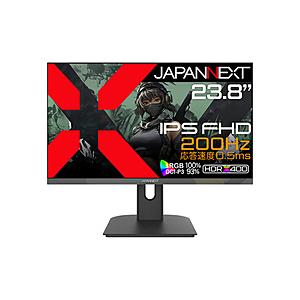 JAPANNEXT JN-IPS238G200F-Camo ゲーミングモニター  カモフラージュ ［23.8型 /フルHD(1920×1080) /ワイド /200Hz］ | 