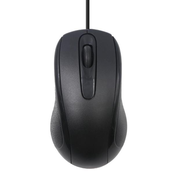 アオテック マウス  ブラック AOK-MS38-BK ［光学式 /有線 /3ボタン /USB］ |  | 01