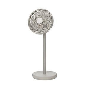 スマート収納DCリビングファン　18枚羽根　風量10段階　左右自動(30/60/90/120°)　真上を向く扇風機　スマートに収納できる THREEUP グレージュ LFT2653 ［D… | 