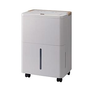 コンパクト コンプレッサー式除湿機 「ウッドドライ」　除湿能力最大3.8L/日　最大10畳対応  手動ルーバー調整0〜90°  連続排水可能（排水ホース付属) THREE… | 