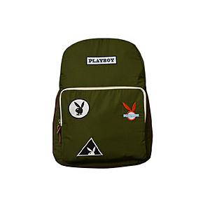 イーカム PLAYBOY ワッペン デイパック PL-MBBK18 カーキ | ブランド登録なし