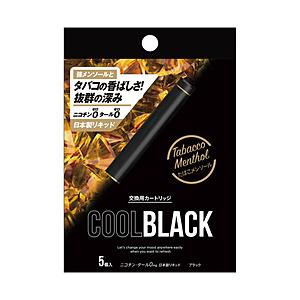 トレードワークス COOLBLACK カートリッジ（5本）たばこメンソール LX-E706-009 ブラック [振込不可] | 