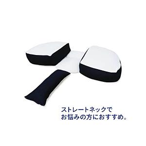 生毛工房 さかい式ストレートネック快眠まくら(28×70cm) ストレッチクッション付き | 