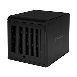 Silver Stone SST-TS434UB HDD/SSDケース USB-C接続 TS434U ブラック ［3.5インチ＆2.5インチ対応 /SATA /4台］ | 