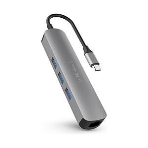 ROA ［USB-C オス→メス HDMI / LAN / USB-Aｘ3 / USB-C］USB PD対応 60W ドッキングステーション  グレー HP15582 ［USB Power Delivery対応］ | 