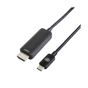 GOPPA USB-C ⇔ HDMI ケーブル [映像 /3.0m /4K]  ブラック GP-CHD460C30/B ［USB-C ⇔ HDMI /4K］ | 