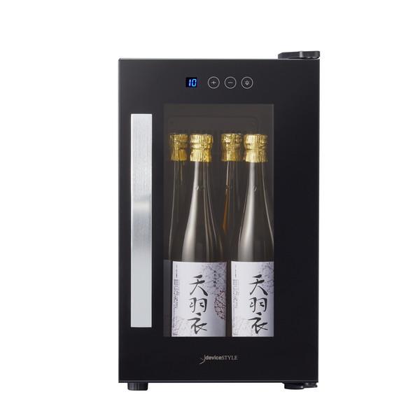 【基本設置料金セット】 デバイスタイル ペルチェ式8本用ワインセラー   CG-P8S-K ［8本 /右開き］ 【お届け日時指定不可】 |  | 03