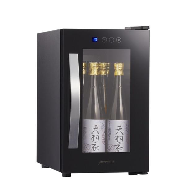 【基本設置料金セット】 デバイスタイル ペルチェ式8本用ワインセラー   CG-P8S-K ［8本 /右開き］ 【お届け日時指定不可】 |  | 04