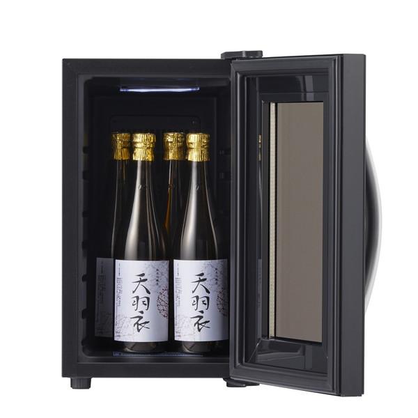 【基本設置料金セット】 デバイスタイル ペルチェ式8本用ワインセラー   CG-P8S-K ［8本 /右開き］ 【お届け日時指定不可】 |  | 05