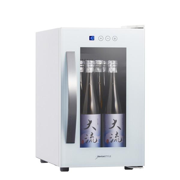 【基本設置料金セット】 デバイスタイル ペルチェ式8本用ワインセラー   CG-P8S-W ［8本 /右開き］ 【お届け日時指定不可】 |  | 04