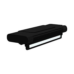 サクセスアジア 充電式LEDライト付きモニターファン SA-018BK | 