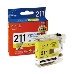プレジール PLE-BR211Y 互換プリンターインク　ブラザー用 プレジール（ブラザー用） イエロー 【864】 | 