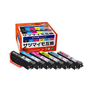 プレジール PLE-ESAT-6P 互換プリンターインク [エプソン SAT-6CL] サツマイモ 6色パック | 