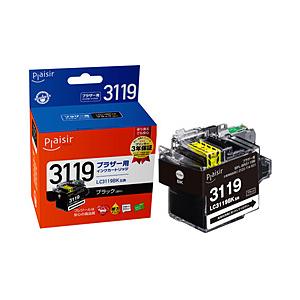 プレジール BPL-BR3119B 互換プリンターインク [ブラザー LC3119BK] ブラック | 