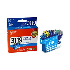 プレジール BPL-BR3119C 互換プリンターインク [ブラザー LC3119C] シアン | 
