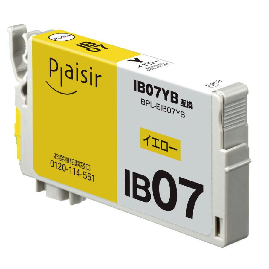 プレジール 互換プリンターインク [エプソン IB07YB]マウス互換(大容量) イエロー BPL-EIB07YB |  | 03