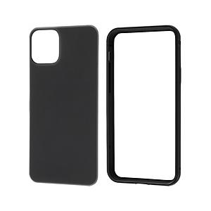 レイアウト iPhone 11 Pro 5.8インチ アルミバンパー+背面パネル（マットBK）/マットBK RT-P23AB2/MB 【864】 | ray-out