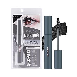 日本機能性コスメ Cathy Doll（キャシードール）モンスーンカラーマスカラ  01 Moonless（ブラック） | 