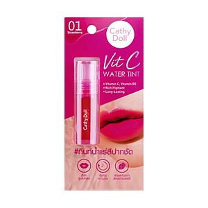 日本機能性コスメ Cathy Doll（キャシードール）Vit C ウォーターティントリップ 2.7g  01 ストロベリー | 