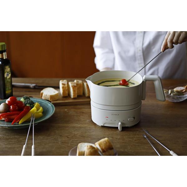 SIROCA おりょうりケトル ちょいなべ アイボリー SK-M251(C) ［1.0L］ [振込不可] | siroca | 04
