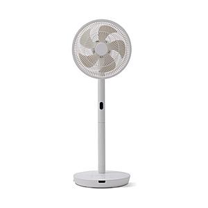 SIROCA 人認識センサー付き DC扇風機 めくばりファン ホワイト SF-HC151W ［DCモーター搭載 /リモコン付き］ | siroca