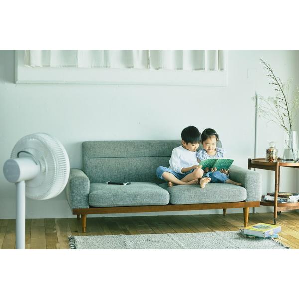 SIROCA 人認識センサー付き DC扇風機 めくばりファン ホワイト SF-HC151W ［DCモーター搭載 /リモコン付き］ | siroca | 03