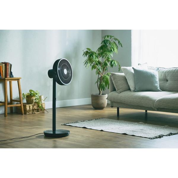 SIROCA 人認識センサー付き DC扇風機 めくばりファン ダークグレー SF-HC151HD ［DCモーター搭載 /リモコン付き］ | siroca | 01