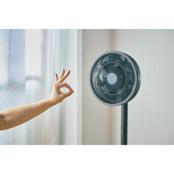 SIROCA 人認識センサー付き DC扇風機 めくばりファン ダークグレー SF-HC151HD ［DCモーター搭載 /リモコン付き］ | siroca | 04