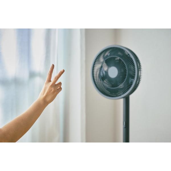 SIROCA 人認識センサー付き DC扇風機 めくばりファン ダークグレー SF-HC151HD ［DCモーター搭載 /リモコン付き］ | siroca | 05
