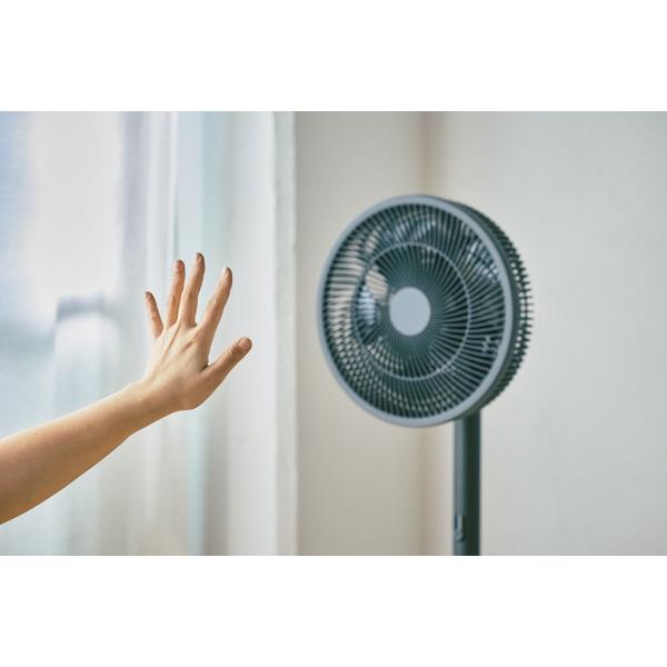 SIROCA 人認識センサー付き DC扇風機 めくばりファン ダークグレー SF-HC151HD ［DCモーター搭載 /リモコン付き］ | siroca | 06