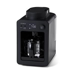 SIROCA 全自動コーヒーメーカー カフェばこ ガラスサーバー ブラック SC-A352(K) ［全自動 /ミル付き］ | siroca