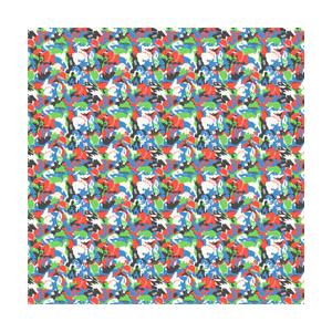 朝倉染布 撥水アウトドア風呂敷　ランタナ　AKAYAS ANIMALS | 