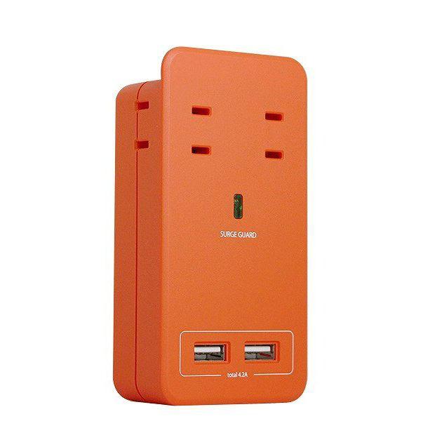 ファーゴ 電源タップ SATI COLOR  オレンジ CT221OR ［2ポート］ |  | 01