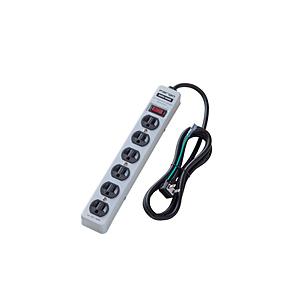 ファーゴ STEEL TAP AC6個口 ホワイト 4M   CT640WH ［4.0m /6個口 /スイッチ付き（一括）］ | 