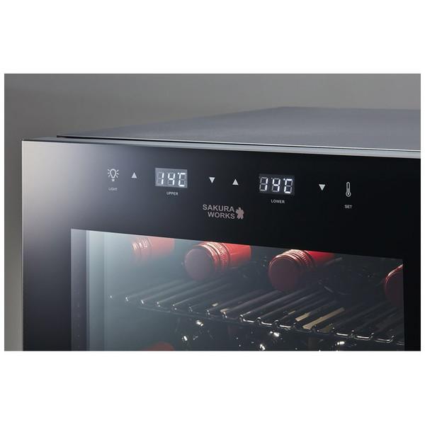 【基本設置料金セット】 さくら製作所 ワインセラー 「ZERO CLASS Smart」（51本）　SB51 ブラック 【お届け日時指定不可】 |  | 06