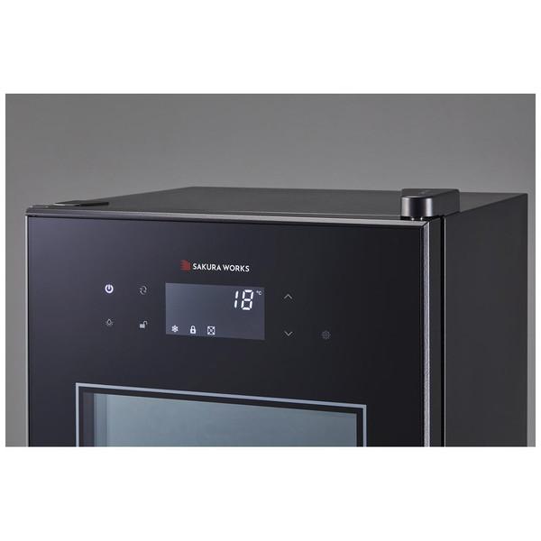 【基本設置料金セット】 さくら製作所 低温冷蔵クーラー ZERO CHILLED ブラック OSK9-B ［9本 /右開き］ 【お届け日時指定不可】 |  | 05