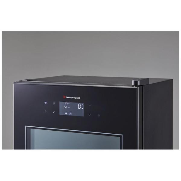 【基本設置料金セット】 さくら製作所 低温冷蔵クーラー ZERO CHILLED ブラック OSK20-B ［20本 /右開き］ 【お届け日時指定不可】 |  | 05