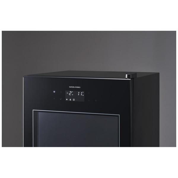 【基本設置料金セット】 さくら製作所 氷温冷蔵機能付き 日本酒＆ワインセラー 氷温 M2シリーズ 黒 LX95DM2Z-RH-B ［95本 /右開き］ 【お届け日時指定不可】 |  | 05