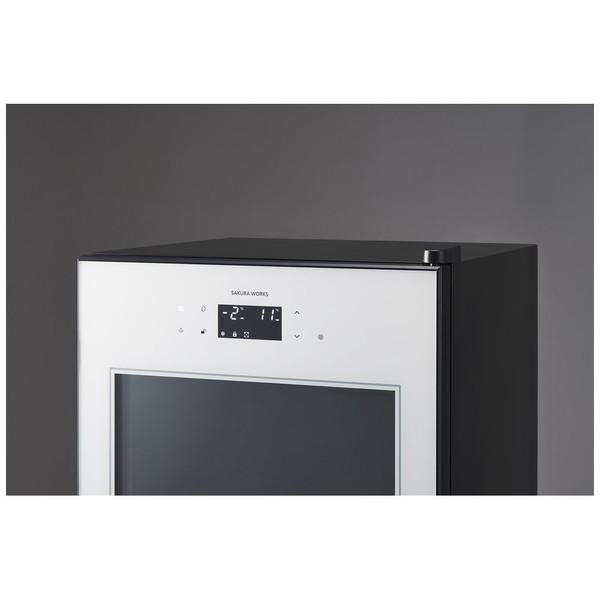 【基本設置料金セット】 さくら製作所 氷温冷蔵機能付き 日本酒＆ワインセラー 氷温 M2シリーズ 白 LX95DM2Z-RH-W ［95本 /右開き］ 【お届け日時指定不可】 |  | 05