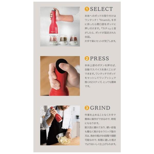 LIMON 電動スパイスミル（本体1台・ポッド2個入） |  | 01