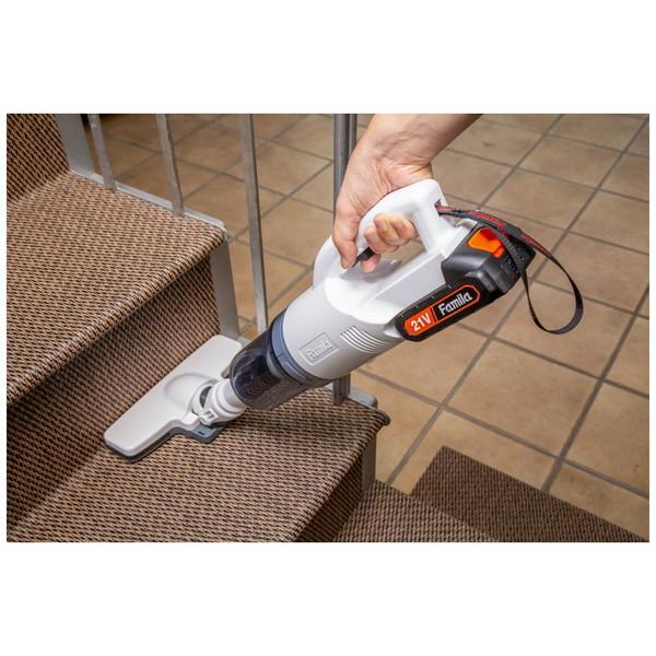 ファミリー・ライフ 充電式コードレスハイパワークリーナー 6点セット ホワイト 0423010 |  | 04