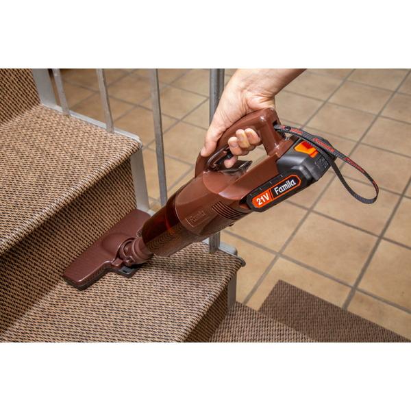 ファミリー・ライフ 充電式コードレスハイパワークリーナー 6点セット  ブラウン 0423020 ［紙パックレス式 /コードレス］ |  | 04