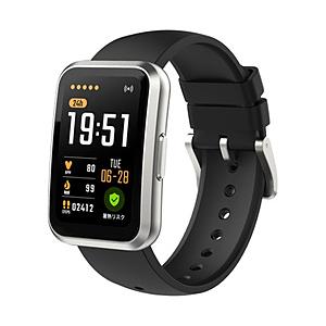 JA3-SMB0001 スマートウォッチ スマートバンド aiwa band (1.64インチ AMOLED（有機EL）液晶 / 心拍・血中酸素計測 / 暑熱リスク検出 / スマートフォン連携 /… | 