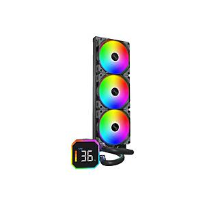 MONTECH 簡易水冷CPUクーラー HyperFlow DIGITAL 360 (B) [振込不可][代引不可] | 