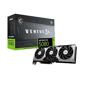 MSI(エムエスアイ) グラフィックボード  ブラック GeForce RTX 5080 16G VENTUS 3X OC ［GeForce RTXシリーズ /16GB］ | MSI