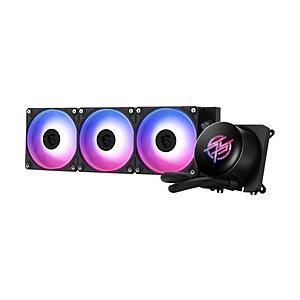 MSI(エムエスアイ) 水冷CPUクーラー 120mmファンｘ3 [LGA1851/1700・AM5/AM4]  ブラック MPG CORELIQUID P13 360 | MSI