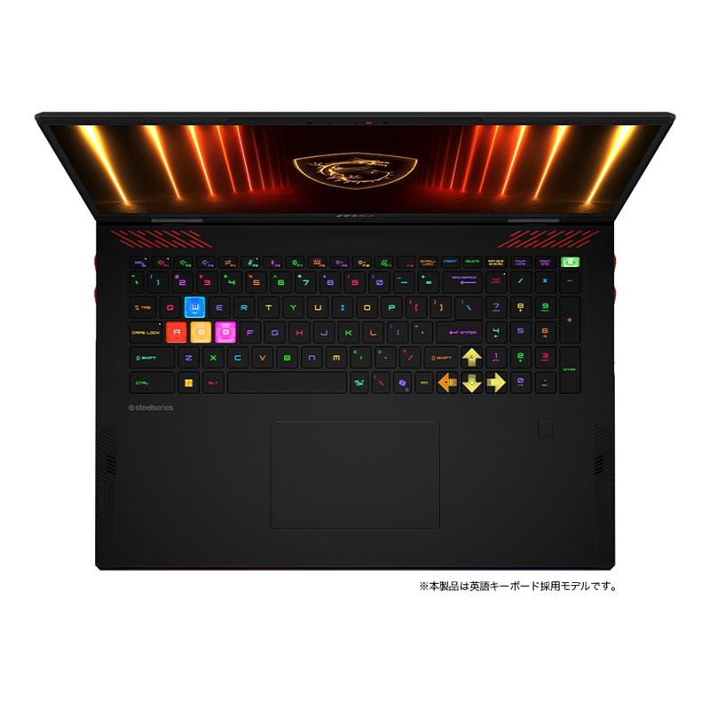 ゲーミングノートパソコン Raider A18 HX A9W(RTX 5070) コアブラック Raider-A18-HX-A8WHG-2640JP [18.0型 /Windows11 Pro /AMD Ryzen 9 /メモリ：32GB /SSD… | MSI | 04