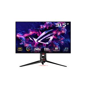 ASUS(エイスース) PG32UCDM USB-C接続 ゲーミングモニター ROG Swift OLED  ［31.5型 /有機EL 4K(3840×2160） /ワイド /240Hz］ | ASUS