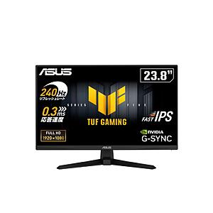 ASUS(エイスース) VG249QM5A ゲーミングモニター TUF Gaming ブラック ［23.8型 /フルHD(1920×1080) /ワイド /240Hz］ | ASUS