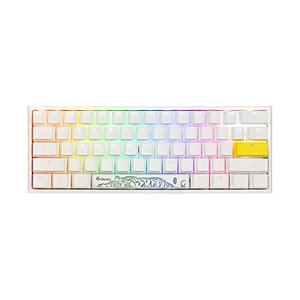 DUCKY ゲーミングキーボード One 2 Pro Mini RGB 60% version(Cherry RGB シルバー軸・英語配列) ピュアホワイト dk-one2-pro-rgb-mini-pw-silver ［有線 /USB］ | 